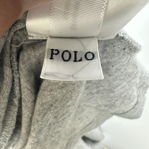 Ralph Lauren Polo  Shirt Unisex L  (14-16) Gray Long-Sleeve Graphic Print - Picture 14 of 14